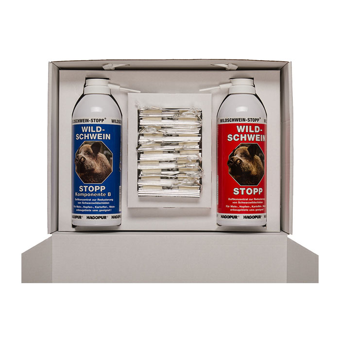 Pachový ohradník HAGOPUR Ochrana před prasaty - sada
