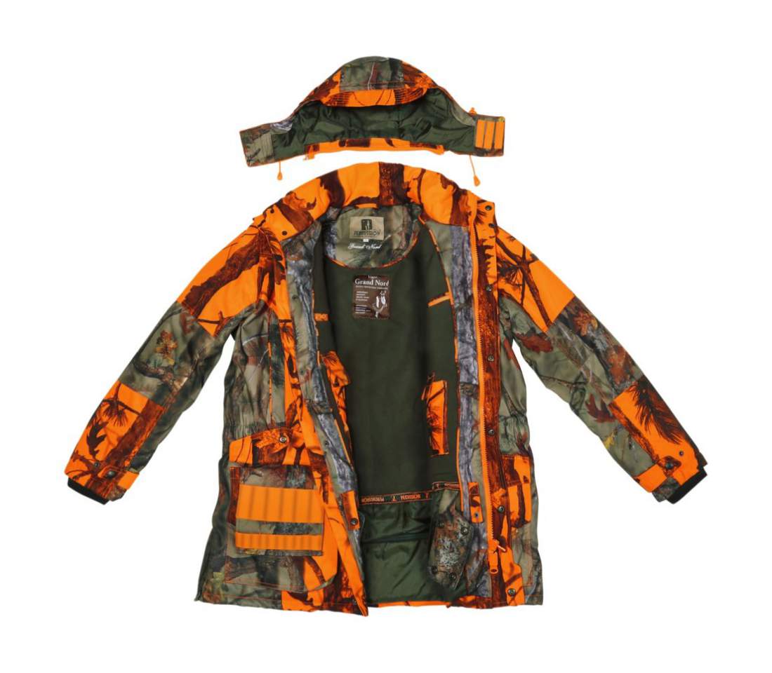 Lovecká bunda PERCUSSION GRAND NORD oranžová (1391) - Obrázek 2